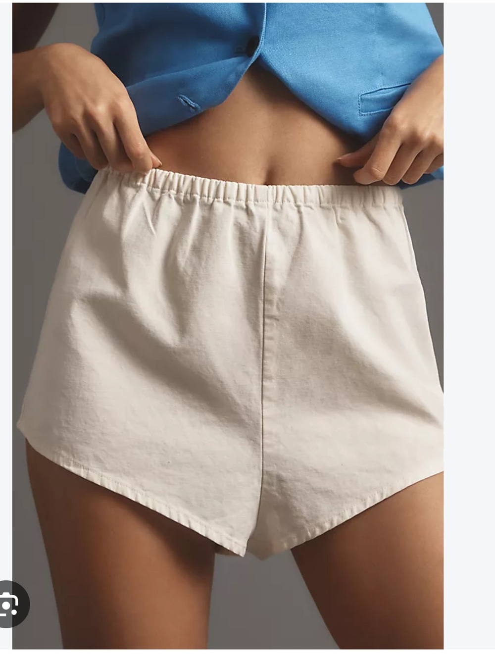 NWT Linen Blend Micro Shorts xxs